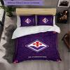 Fiorentina FC Themed Bedding 3Pcs Duvet Cover Set Decorative Bed Linen For Teen Room Home Decoration