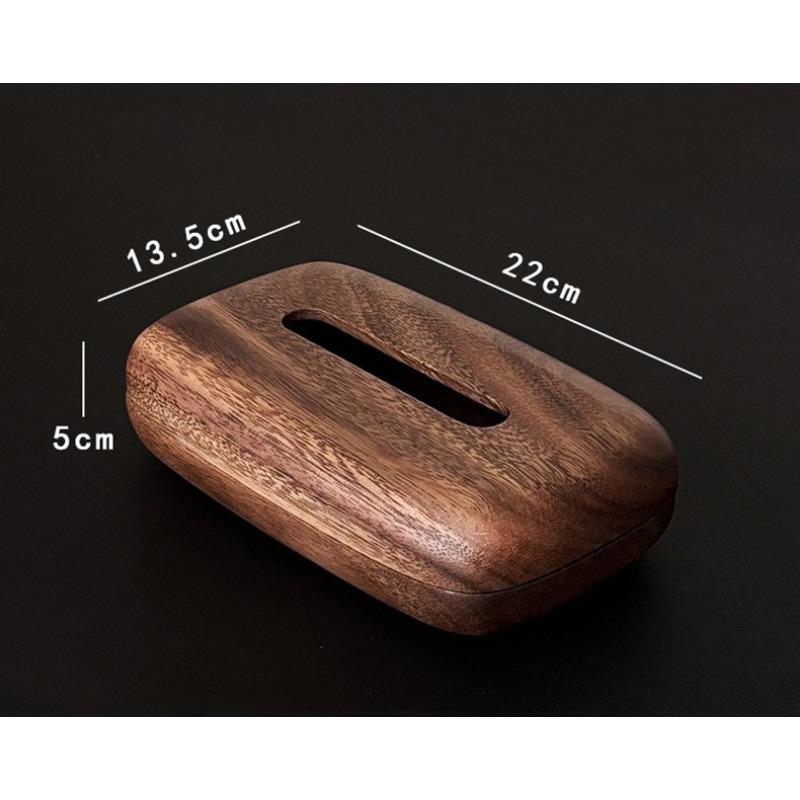 

1 шт. Деревянный держатель для салфеток из ореха для журнального столика в новом китайском стиле, настольный органайзер для хранения, домашний декор, настольные украшения