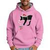 Christmas Print Loose Men's Hoodie