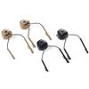 2Pcs Tactical Headset Helmet Rail Adapter Rotational Fast Rail Mounts Headset Holder Adjustable Tactical Helmet Accessories