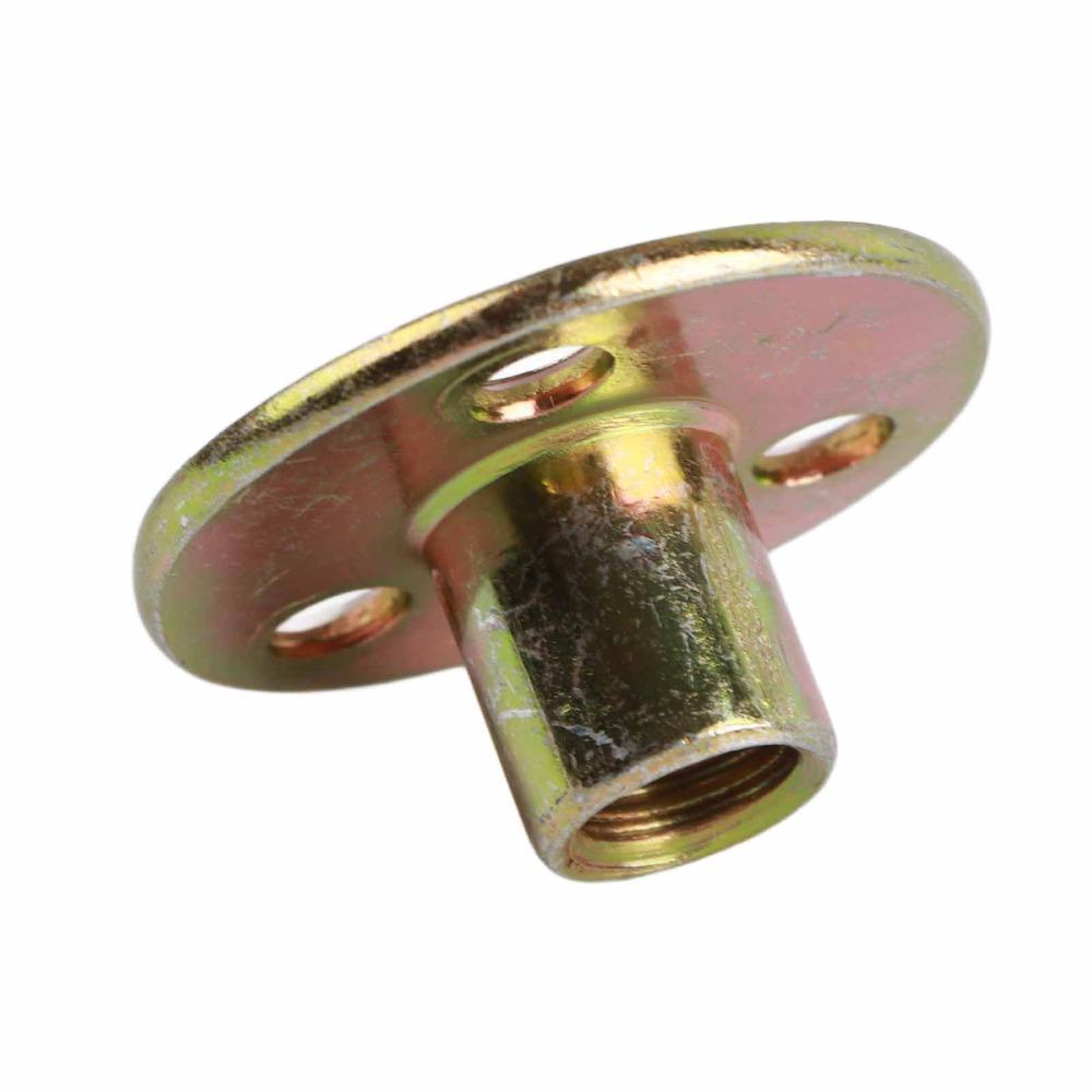 10pcs M6 / M8 / M10 Thread T-Nut / Tee Nut Carbon Steel Screw-in Type Brad Hole T Nut Female Thread Flange Insert Nut