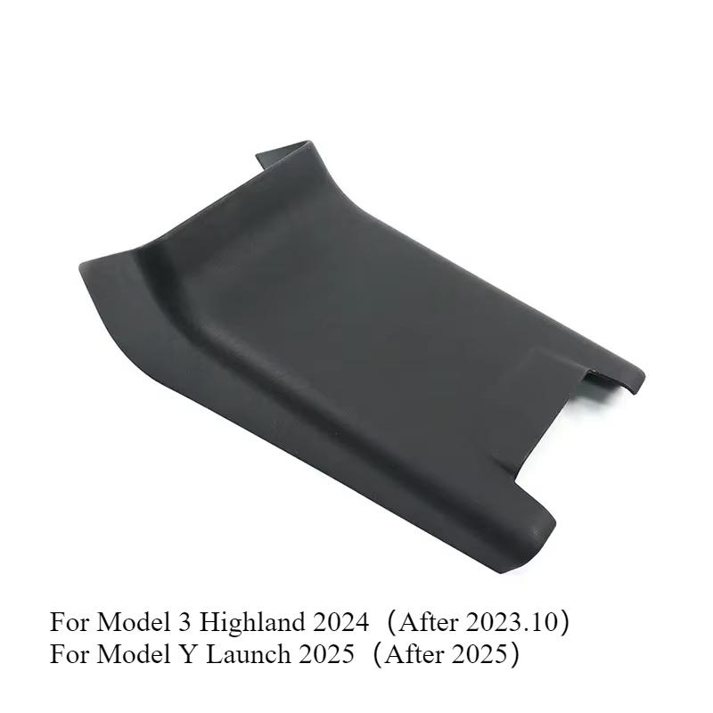 For Tesla Model 3 Highland Model Y Juniper 2025 Back Kick Panel Cover Rear Seat Child Anti-Kick Board Anti Dirty Kick Proof Mats 1PCS Black