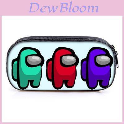 Among Us Game Characters Print Student Single Layer Stationery Storage Bag For Kids