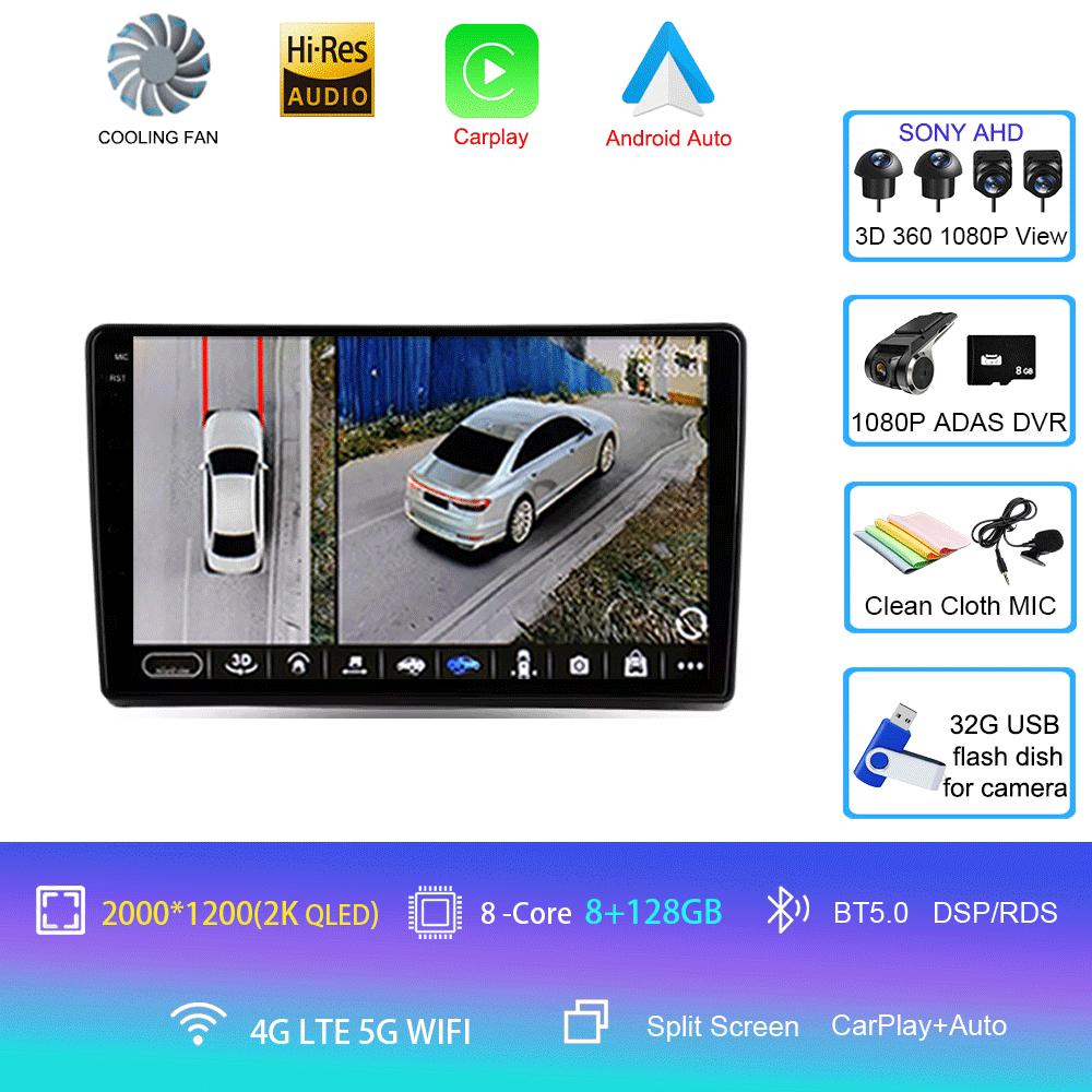 Android 14 Für Opel Zafira B 2005 - 2014 Für Opel Astra H 2004 - 2014 Auto Radio Multimedia Video Player Navigation stereo GPS Keine
