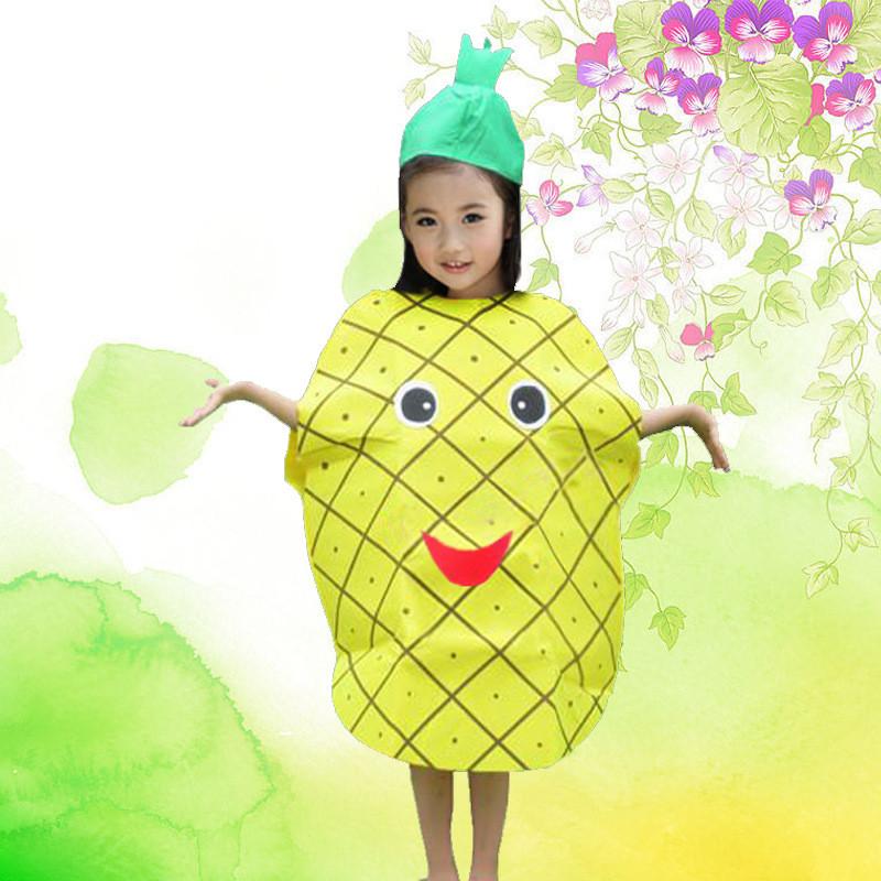 

Дитячий фруктовий одяг Овочі / Квіти / Дині та фрукти Одяг для виступу Показ моди free size（100-135）