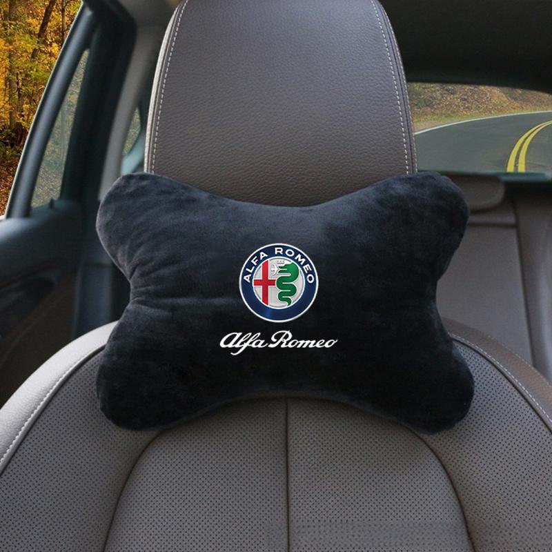 Poduszki Podszyjne do Samochodu Wypełnione Włóknem Poduszka Samochodowa Do Alfa Romeo STELVIO Giulia 159 Giulietta 147 Mito 156 MTO Sportiva Akcesoria Samochodowe