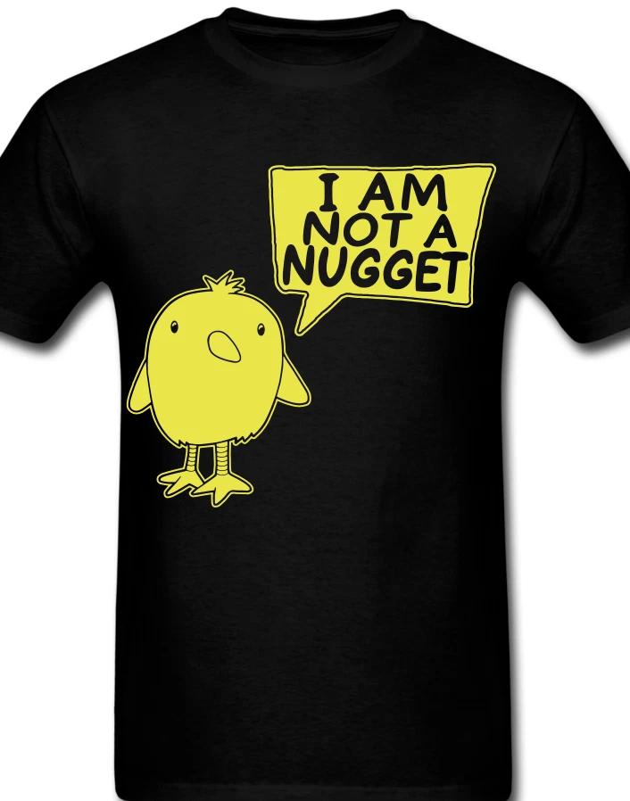 Not a nugget ChickenT shirt Tee Vegan Protest animal rights movement ALF organic XXXXL