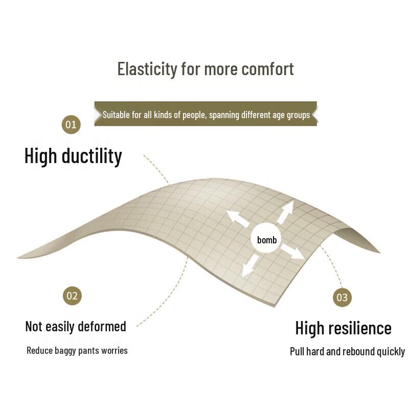 Huili Men's Loose Straight-Leg Drawstring Jeans