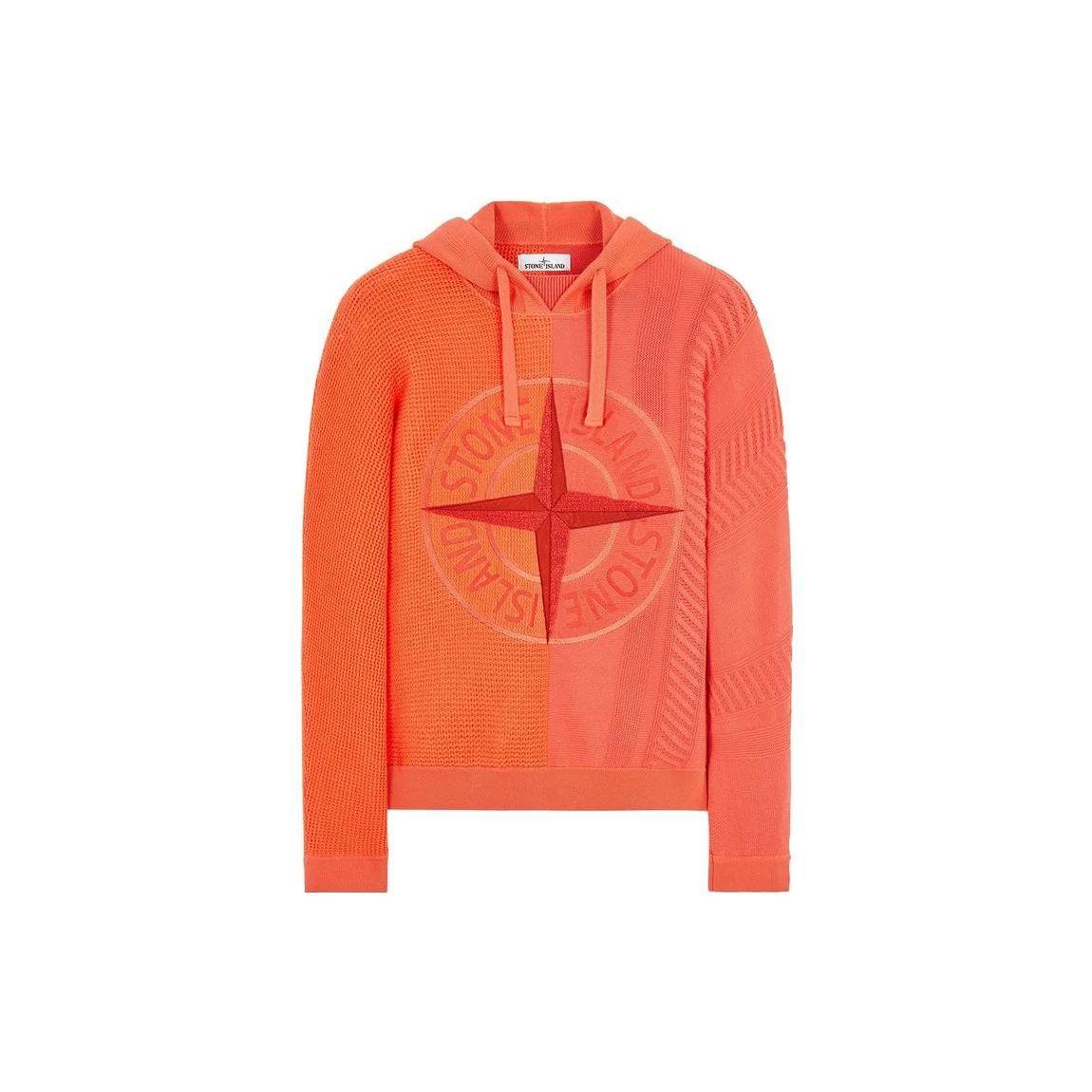 

STONE ISLAND Худи мужское однотонное с логотипом Ss22 Оранжевое 7615526B7-V0032 S