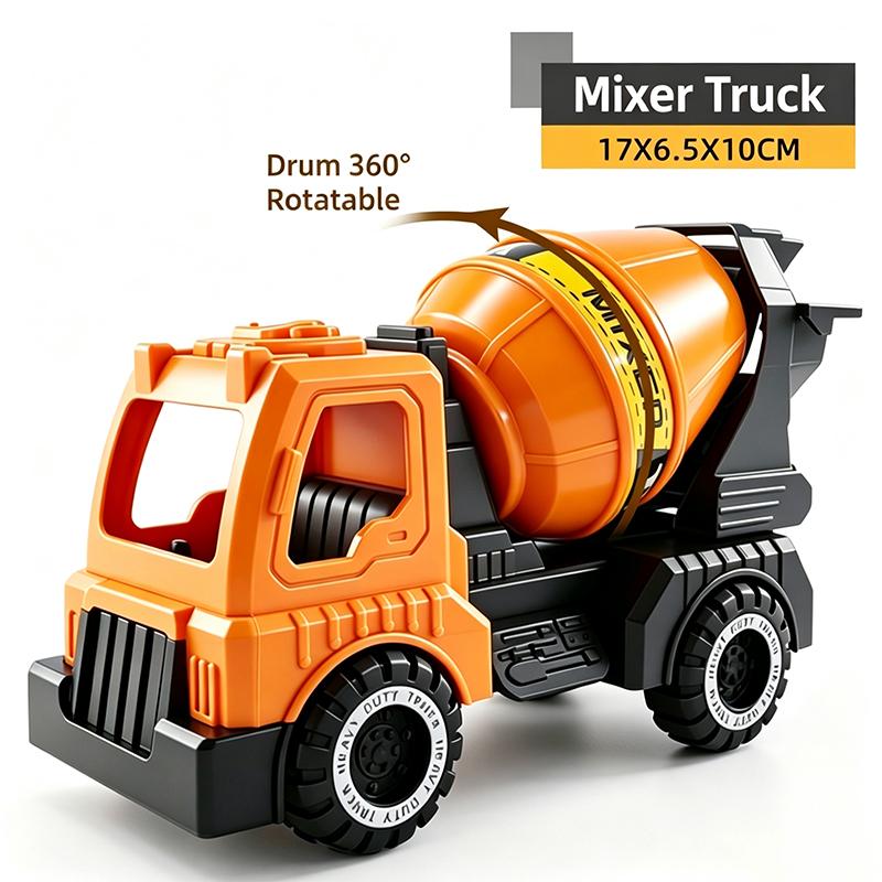 Inertial Driving Construction Truck Toy Beach Digger Bulldozer Tipper Early Education Construction Vehicles Toys Kids Toys