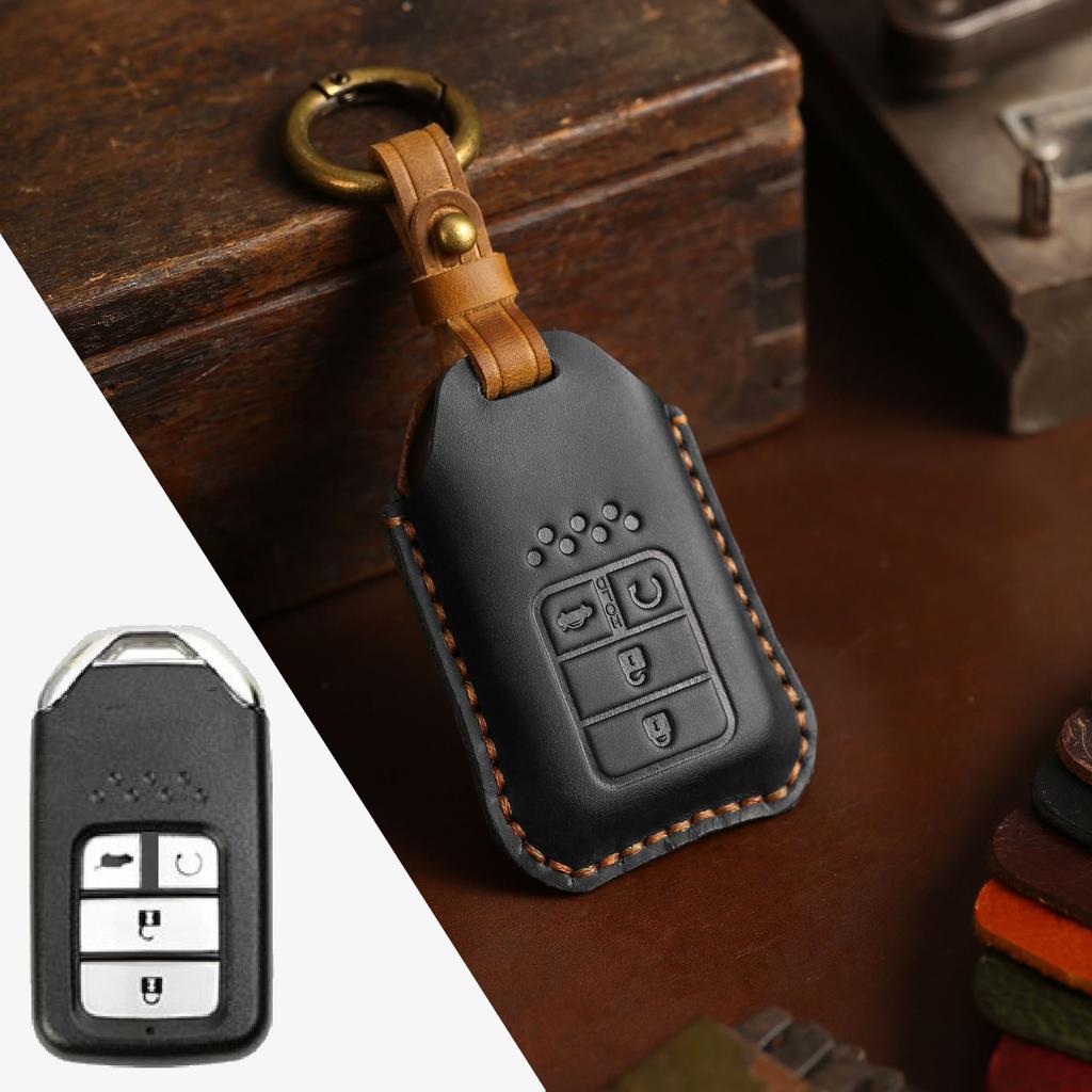 Suitable for Honda key case CRV Lingpai XRV 10th generation Civic Accord Crown Fit leather car key case