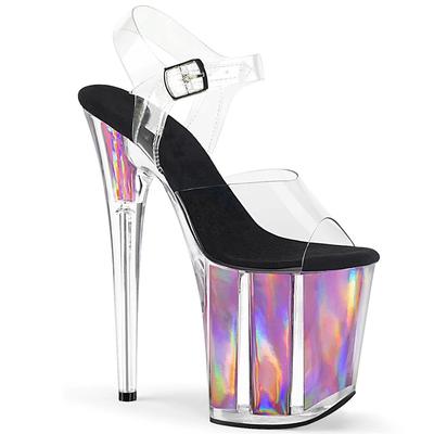 Women's Platform Sandals  20cm High Heels Sandals Stiletto Nightclub Wedding Shoes Dress Banquet Shoes Crystal Shoes Large Size YKC