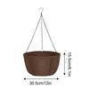 Wall Mounted Flower Pot Outdoor Wall Mounted Planter Basket Artistic Sense Planting Tool for Ceilings Patios Balconies Porches