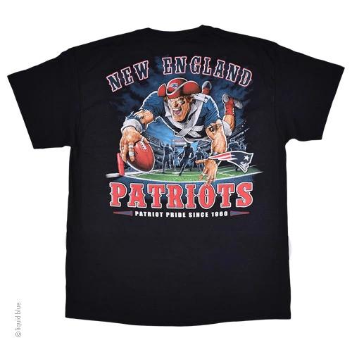 New NEW ENGLAND PATRIOTS END ZONE T Shirt NFL LICENSED Apparel S