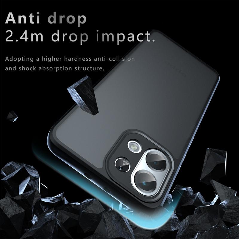 For oppo K13 5G Case oppo K13 5G Cover Bumper Luxury Matte PC + TPU Shockproof Anti-Fingerprint Protective Cover For oppo K13 5G