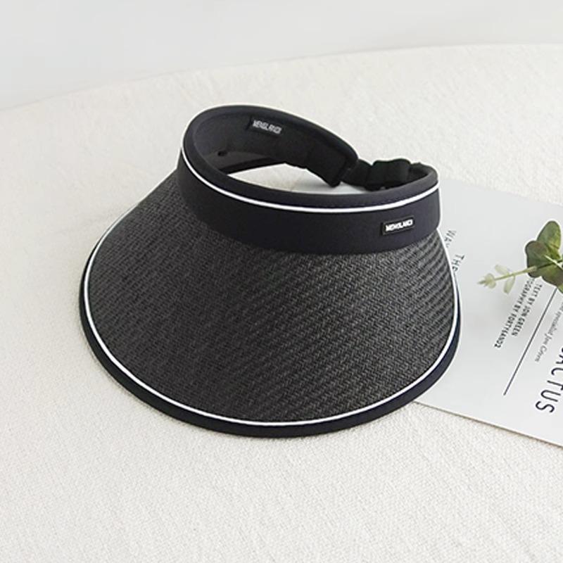 Big brim sun hat summer UV protection sun protection hat empty top hat women's sun hat straw hat collection