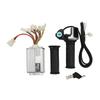 36V 1000W Motor Brushed Speed Controller with Locking Battery Display Throttle Twist Grip for Mini Bike