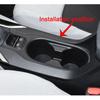 Steel Car Water Cup Holder Strip Frame Stick Shift Knob Trim Interior Accessories For Toyota Corolla Cross XG10   2024+