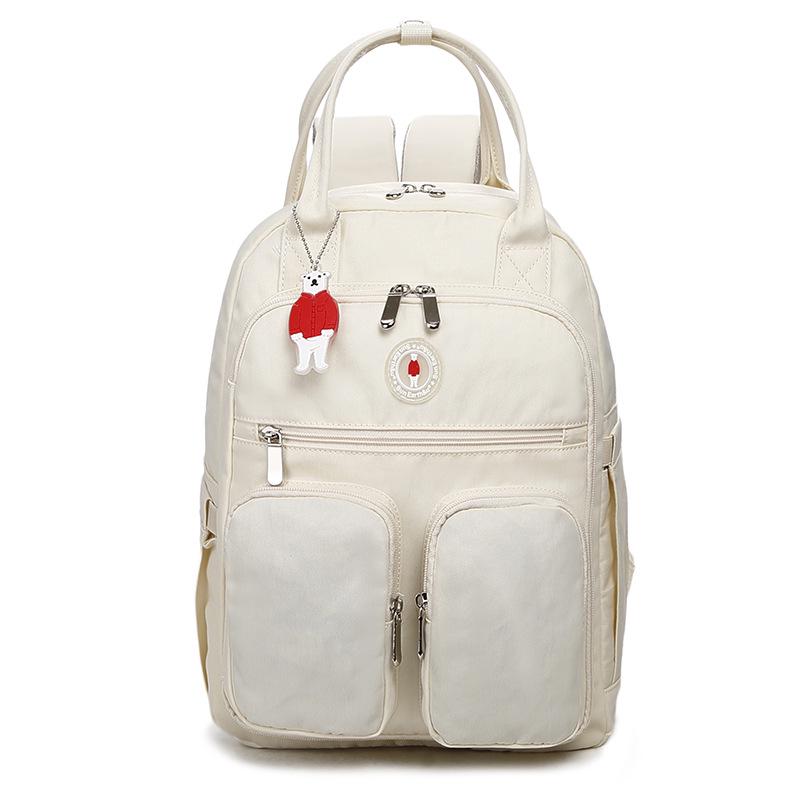 

Sun Earth&U Mummy&Baby Dual Backpack: Lightweight, Multifunctional, Large-Capacity for On-the-Go брудно-білий