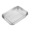 New Stainless Steel Washing basket Square Handles Storage Baskets Vegetable Storage Basket Mesh Colander