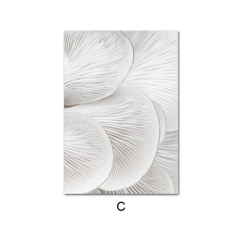 Nordic Scandinavian Decoration Botanical Poster Mushroom Flower Canvas Print Wall Art Painting Decorative Picture Home Decor