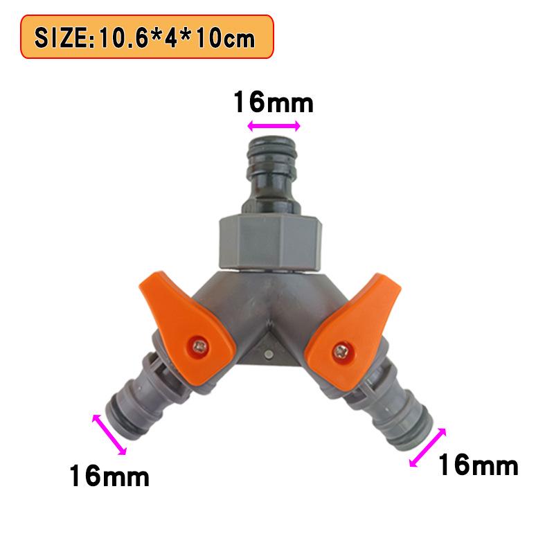 Verdickter ABS-Vierwege-Wasserrohr-Schnellverbinder mit Schalterventil-Verteiler