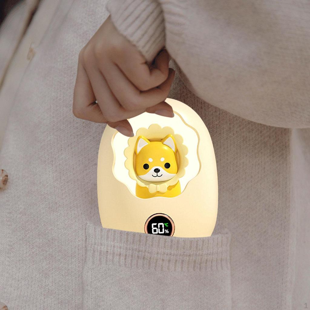 Elektrischer Handwärmer Einstellbare Temperatur Wiederaufladbare Heizung für Wandern Skifahren