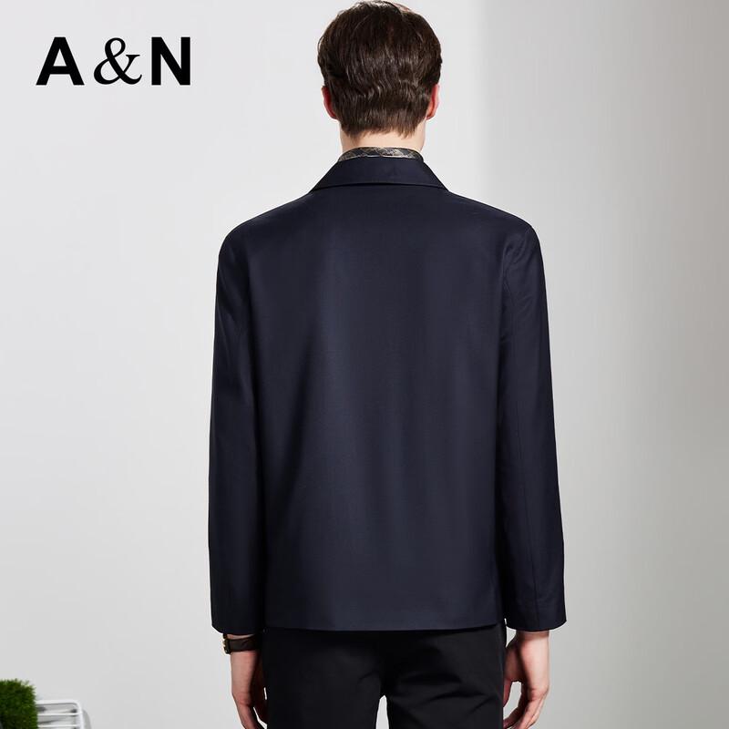 Antonio Silk & Wool Blend Light Business Lapel Jacket