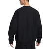 Nike Black Solo Swoosh Plush Crew Neck Sweatshirt Men's HV1087-010