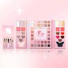 JULYSTAR 54-Color Eye and Face Palette Multi-Function Foldable Makeup Book Eyeshadow Blusher Highlighter Lip Cream Cosmetic Gift Box Set
