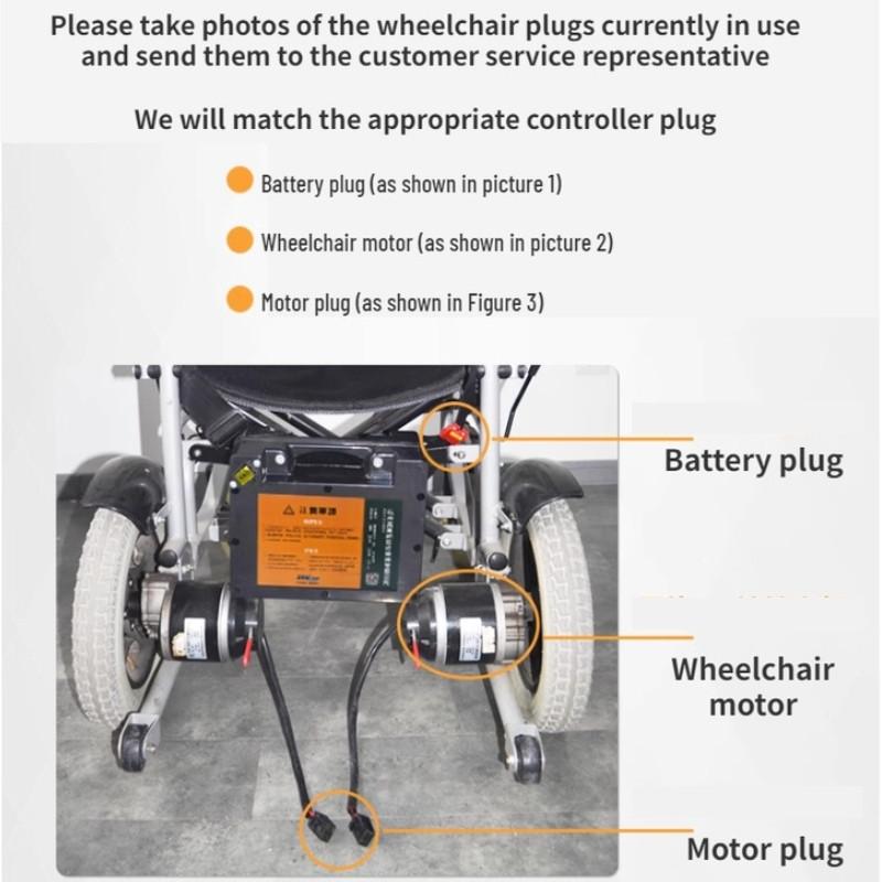 Intelligent Remote Rod Accessories 24V Electric Wheelchair Motor Joystick Controller Universal Electric Wheelchair Controller