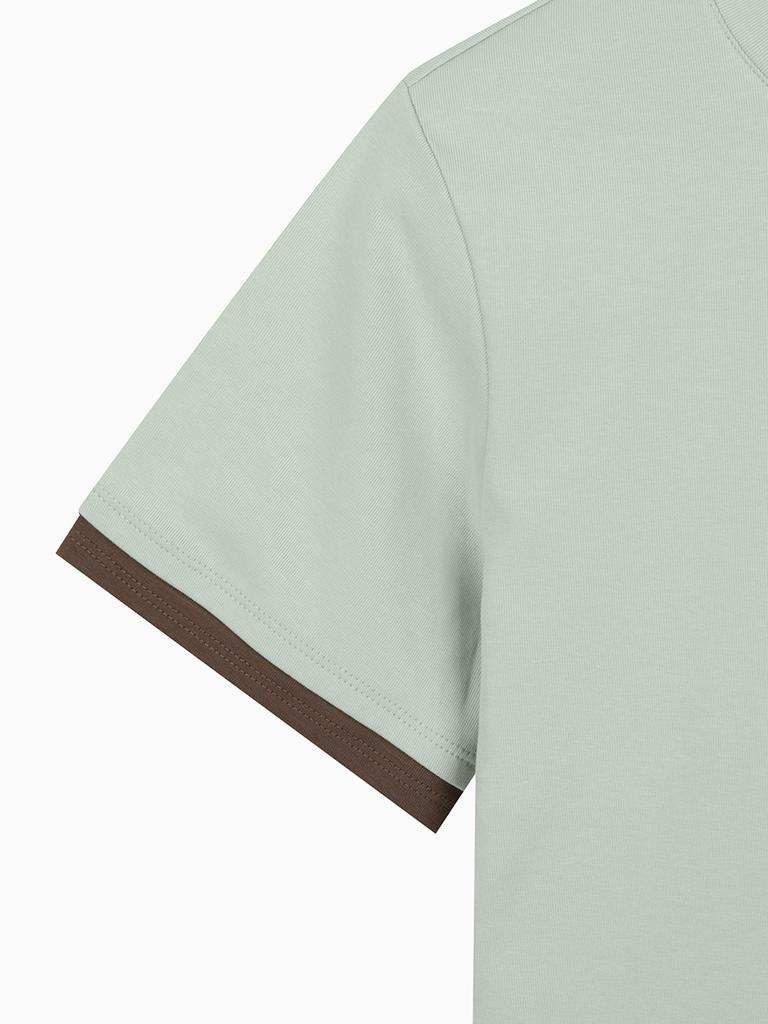 HANGTEN Women'S Layered Short Sleeve T-Shirt_381(10570-131-415-69)