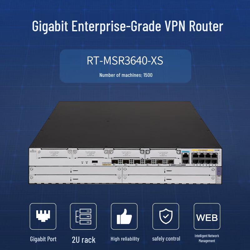 H3C MSR3640-XS Multi-Service Enterprise VPN Gateway Router (CN version)