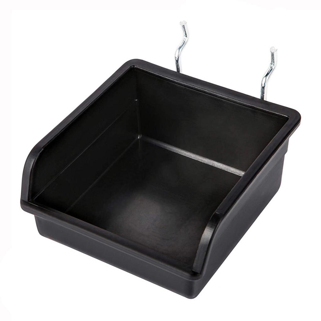 Efficient Pegboard Storage Bins with Hook and Labels Practical Peg Board Basket Effective Hardware Storage Solution