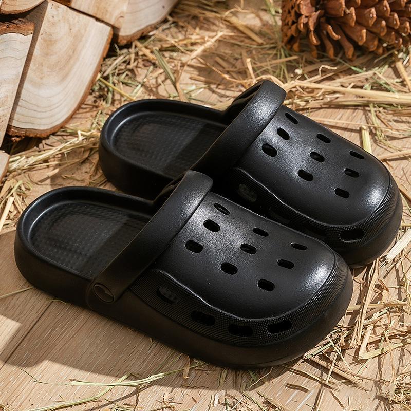 

Пара повседневных сандалий из цельного куска ЭВА, летние уличные туфли с дезодорантом, для влюбленных, большая платформа, подошва для пляжа, для женщин и мужчин 36-37