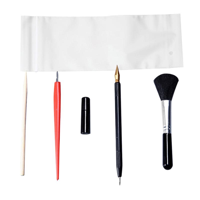 Painting Drawing Scratch Arts Set with Stick Scraper Pen Black Brush for Scratch Sketch Art Papers