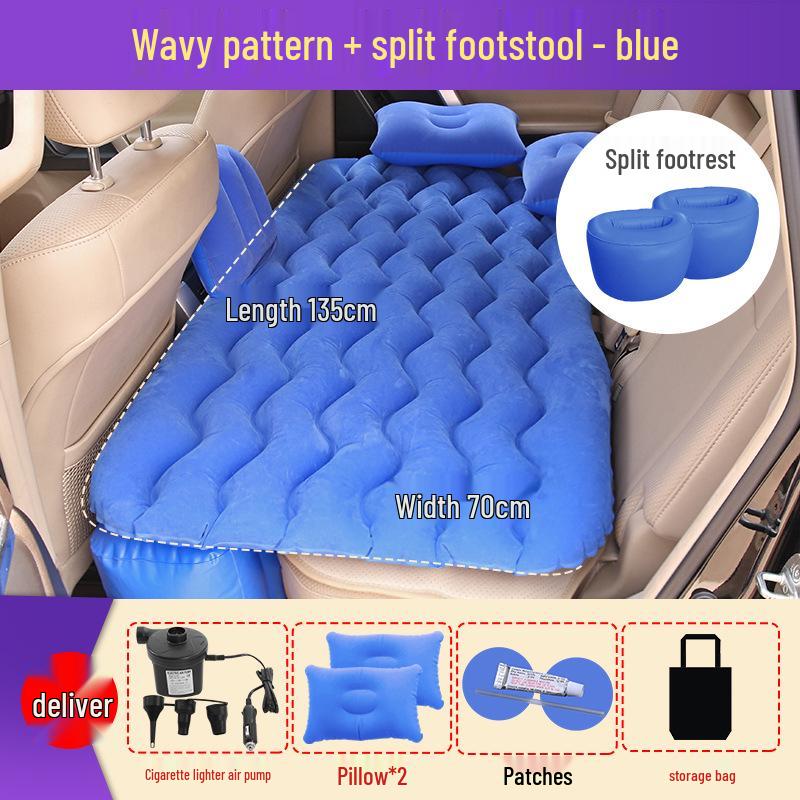 Car Back Seat Inflatable Mattress - Travel Air Cushion Bed