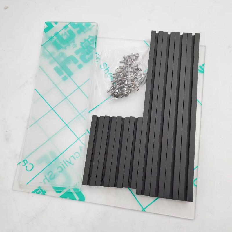 

Funssor Voron V0.1 to V0.2 enclosure panel 1515 extrusion Upgrade kit with 80MM/100mm Height 80mm Height