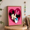 Disney DIY Oil Painting Kits Mickey Minnie Love Hand Painting Home Decor Craft Gift Ideas For Couples Romantic Wall Art Decor 130 Letter