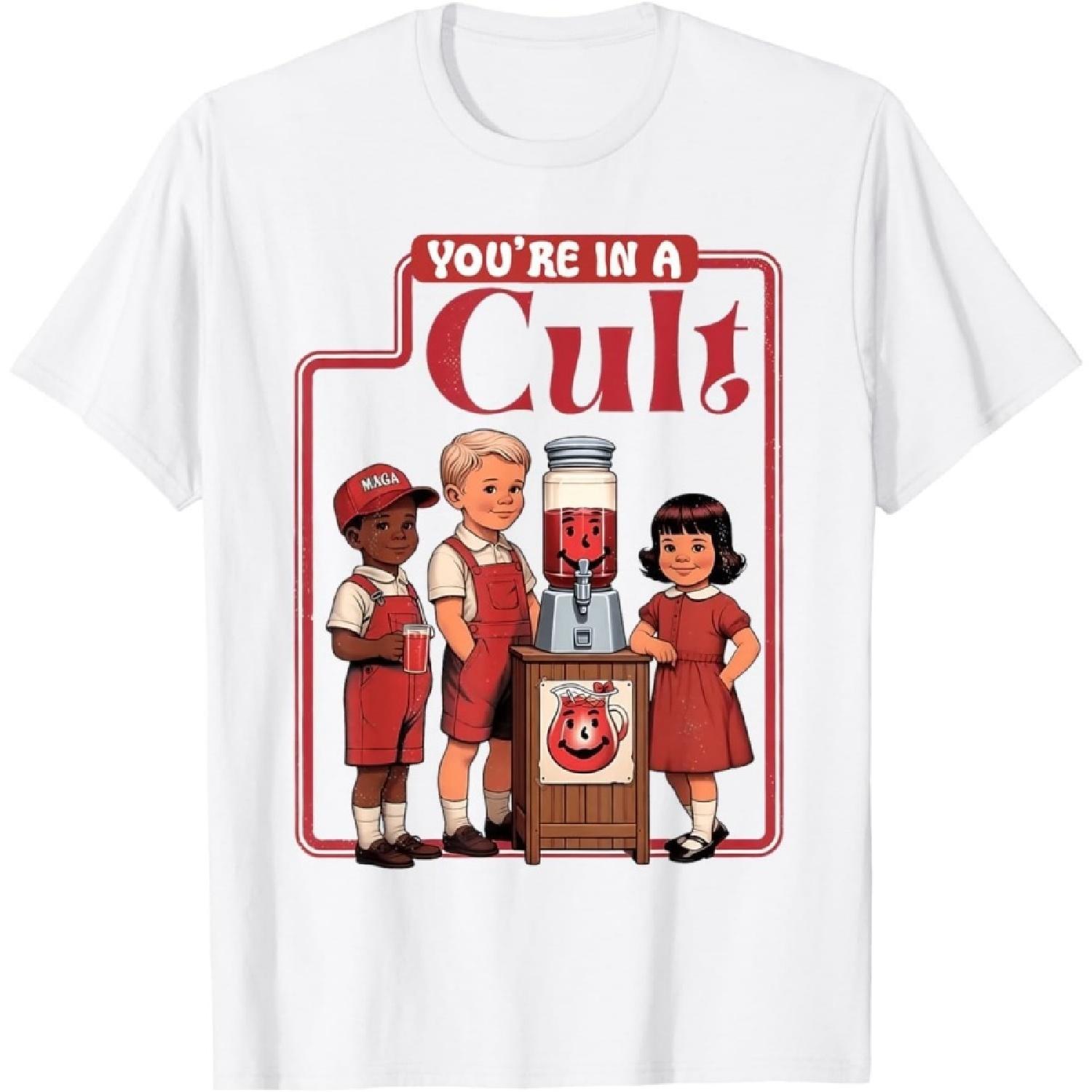 Pertmunsv Funny You re in A Cult T-Shirt XXXXXL белый