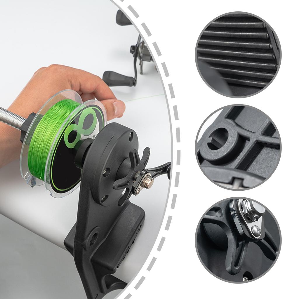 Fishing Line Winders Spoolers Machine Adjustable Rotating Reels Spool Spooling Station Systems Fishing Accessories