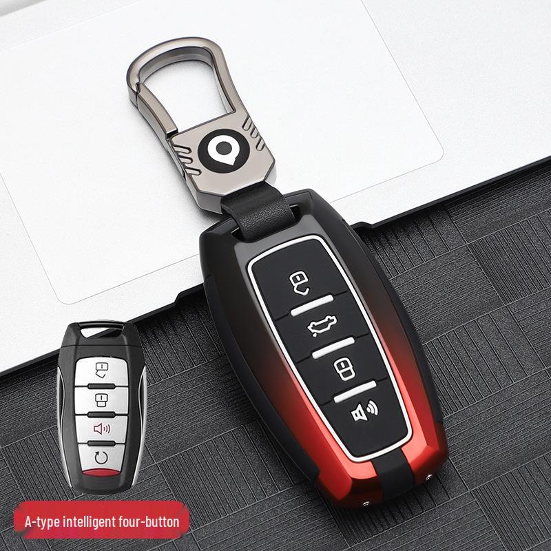 Stylish Great Wall Cannon Key Cover: Customized Car Key Bag with Buckle for Remote Shell Personalization.