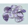 100Cts. Natural Amethyst Lace Agate Pear Shape Cabochon Gemstone 08 Pcs Lot C-1911