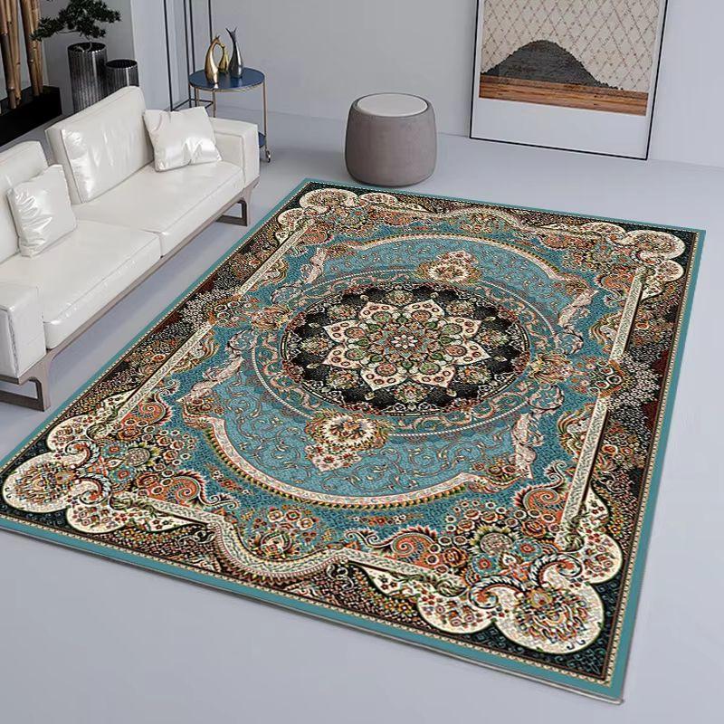 Bohemian Area Rug Stain Resistant Non Slip Living Room Decor Carpet Washable Bedroom Bedside Rug Floor Mat Home Decor