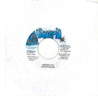 

7inch Record DENNIS BROWN - Missing You NONE BLACK SCORPIO 1999 Jamaica Reggae, Ska & Dub Used