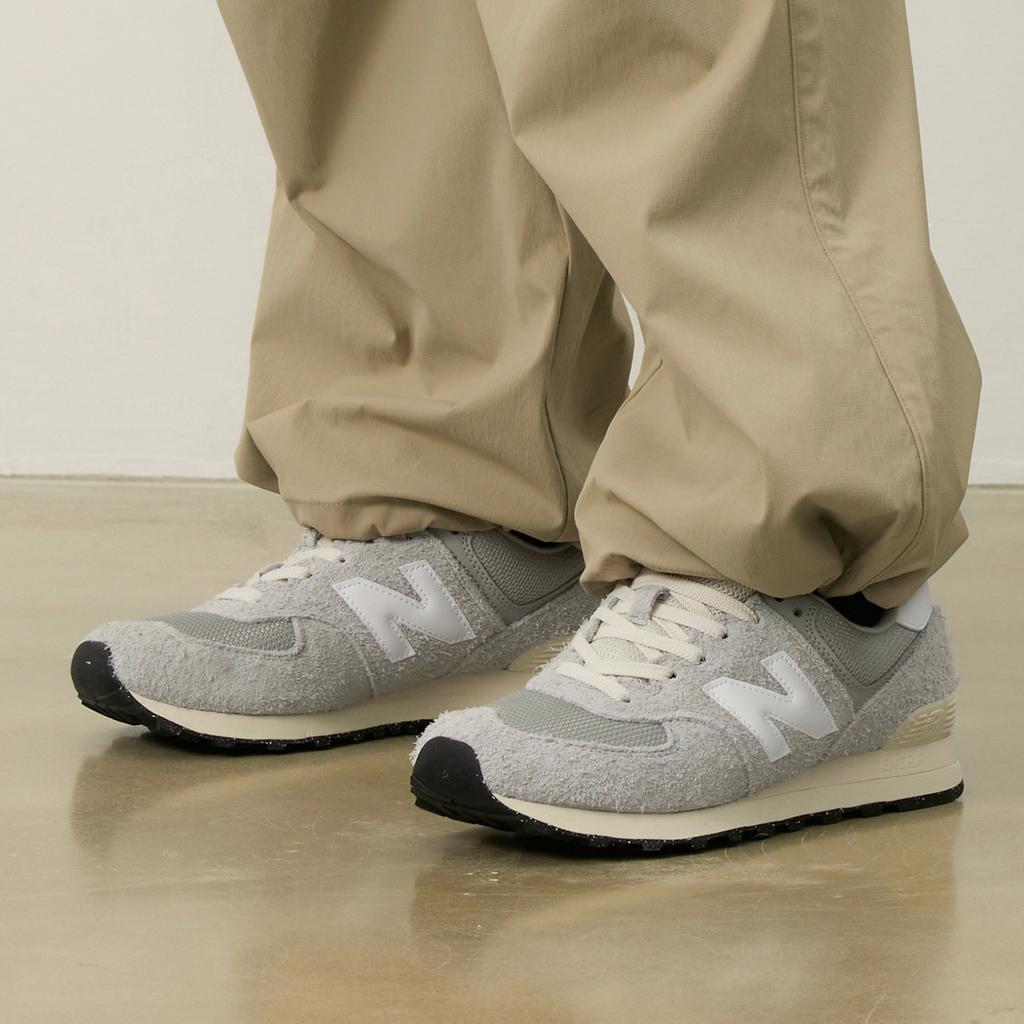 New Balance 574 Betoniniai Angoros Unisex Sportbačiai Pilki Balti U574RBL