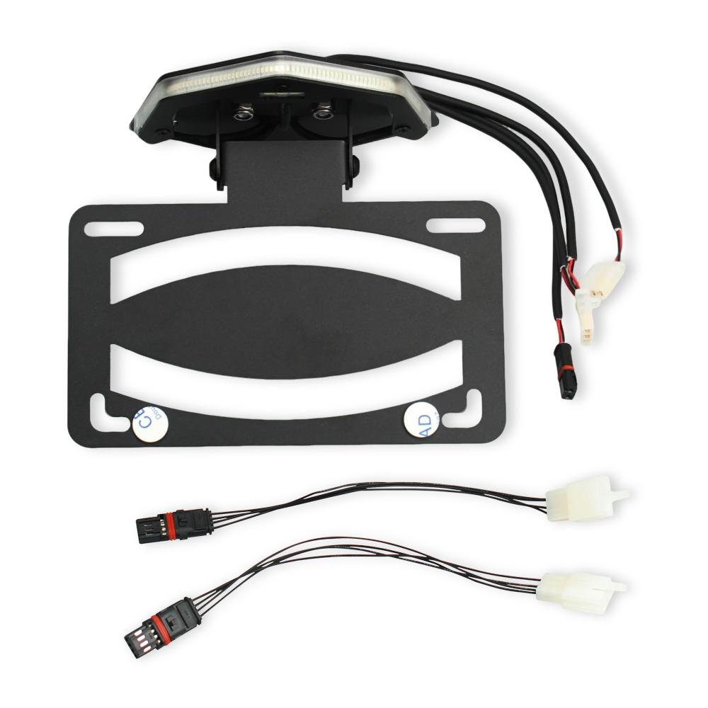 Fit For BMW S1000RR 2019 2020 2021 2022 2023 2024 2025 LED Tail Light Rear Tail Tidy Fender Eliminator Kit чёрный
