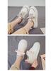 2025 Spring Women's White Breathable Versatile Sneakers - Casual Canvas with Soft Sole for Spring & Autumn