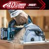 Makita Rechargeable Circular Saw 40Vmax Black Blade Diameter 165mm/Depth of Cut 66mm 2.5Ah Battery, Charger, Case Included HS001GRDXB