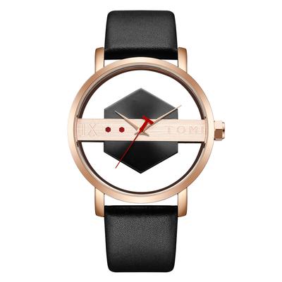 Nowy Zegarek Unisex z Pustą Perspektywą Pasek Unisex Casual Fashion Zegarek Kwarcowy